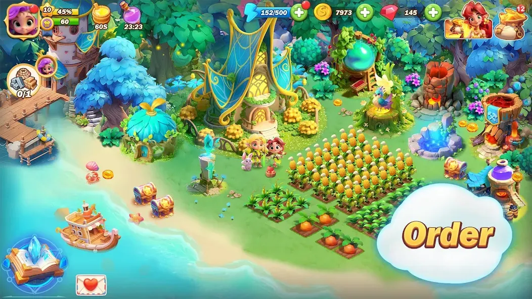 Pixie Island - Farming Game (Пикси Айленд)  [МОД Бесконечные деньги] Screenshot 5