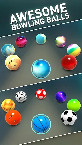 Bowling Game 3D (Боулинг игра 3D)  [МОД Бесконечные деньги] Screenshot 2