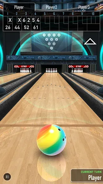 Bowling Game 3D (Боулинг игра 3D)  [МОД Бесконечные деньги] Screenshot 4