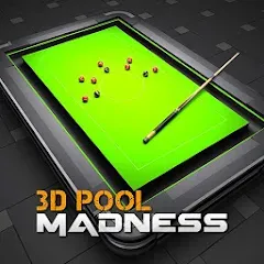 Взломанная 3D Pool Madness (Пул Безумие)  [МОД Mega Pack] - полная версия apk на Андроид