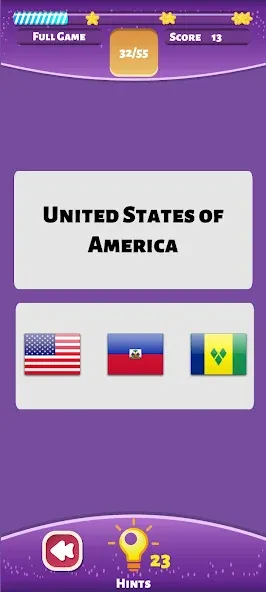 Country Flags World Quiz Game  [МОД Unlocked] Screenshot 1