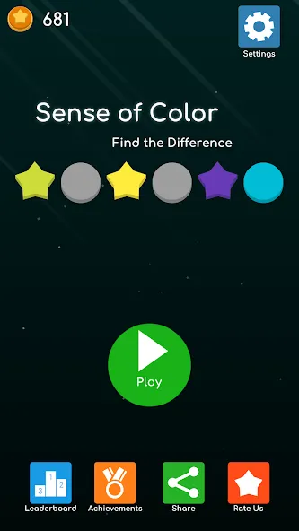 Sense of Color - Find the Diff  [МОД Все открыто] Screenshot 1