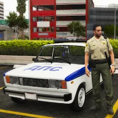 Взлом Police Car Riders: VAZ 2107  [МОД Много монет] - последняя версия apk на Андроид