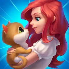 Скачать взломанную Meow Match (Мяу Матч)  [МОД Много монет] - полная версия apk на Андроид