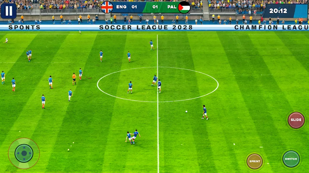 Soccer Games Football League (Соккер Геймс Футбол 2023)  [МОД Unlimited Money] Screenshot 1