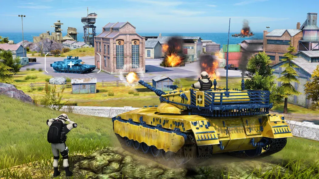 Tank Battle Army Games 2023  [МОД Все открыто] Screenshot 2