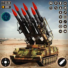 Скачать взломанную Tank Battle Army Games 2023  [МОД Все открыто] - стабильная версия apk на Андроид