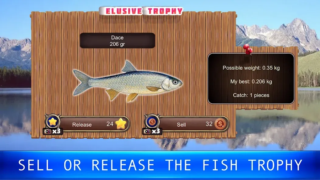 Fish rain: sport fishing  [МОД Unlimited Money] Screenshot 2