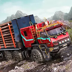 Взлом Offroad Mud Truck Driving Sim  [МОД Все открыто] - стабильная версия apk на Андроид