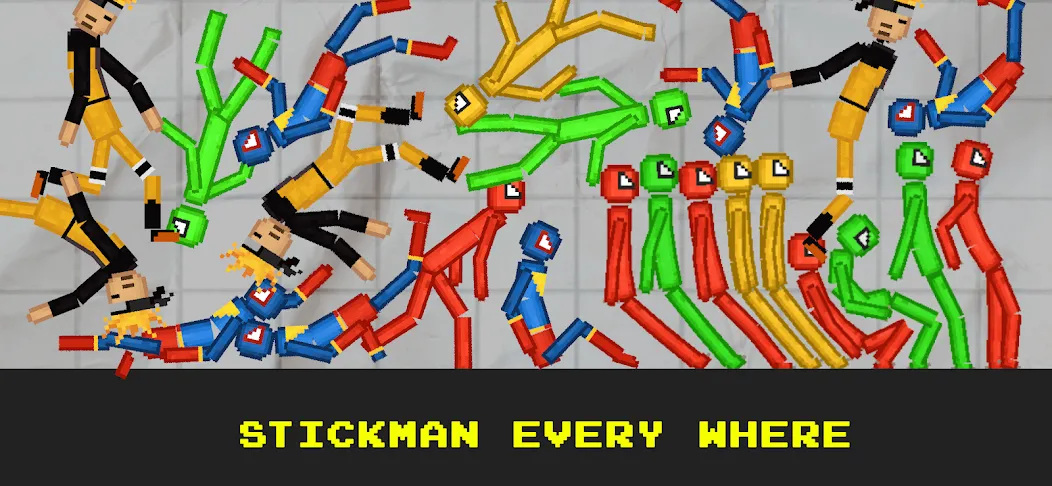 Stickman Playground (тикман Плейграунд)  [МОД Много денег] Screenshot 5