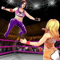 Взломанная Bad Girls Wrestling Game  [МОД Все открыто] - стабильная версия apk на Андроид