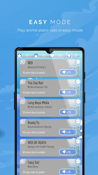 Piano Anime Tiles Music (Пиано Аниме Плитки Музыка)  [МОД Mega Pack] Screenshot 3