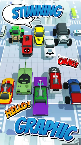 Superhero Car Merge Battle  [МОД Много денег] Screenshot 4