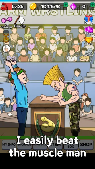 Arm Wrestling Clicker (Армреслинг Кликер)  [МОД Mega Pack] Screenshot 5