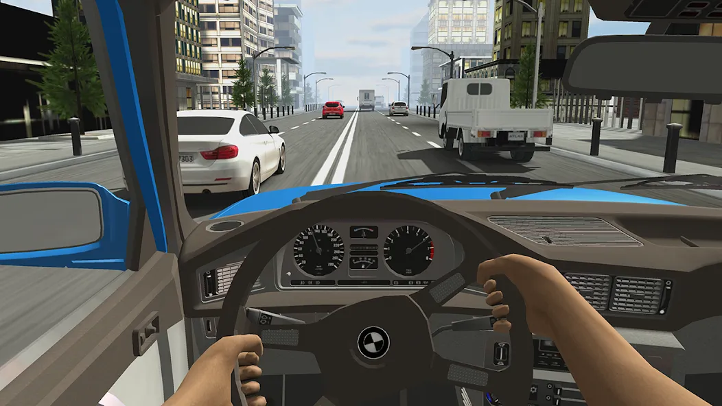 Racing in Car 2 (Рейсинг ин Кар 2)  [МОД Бесконечные монеты] Screenshot 4