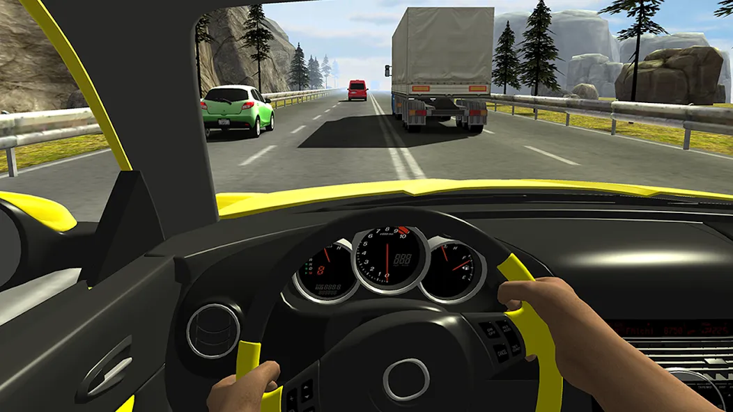 Racing in Car 2 (Рейсинг ин Кар 2)  [МОД Бесконечные монеты] Screenshot 5