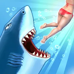 Скачать взломанную Hungry Shark Evolution (Хангри Шарк Эволюшн)  [МОД Бесконечные деньги] - последняя версия apk на Андроид