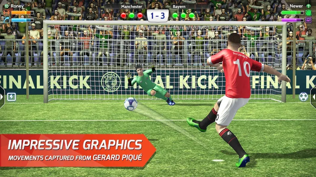 Final Kick: Online Soccer (Финаль кик)  [МОД Mega Pack] Screenshot 1