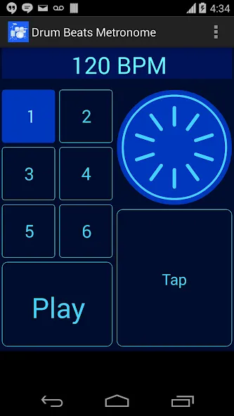 Drum Beats Metronome  [МОД Unlocked] Screenshot 1