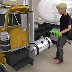 Скачать взлом Euro Truck Gas Station Games  [МОД Бесконечные деньги] - полная версия apk на Андроид