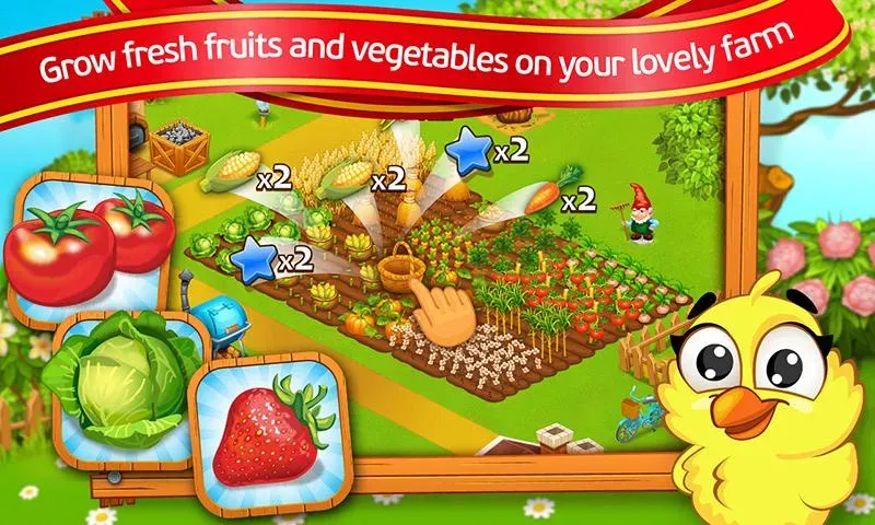 Farm Town: Cartoon Story  [МОД Меню] Screenshot 5