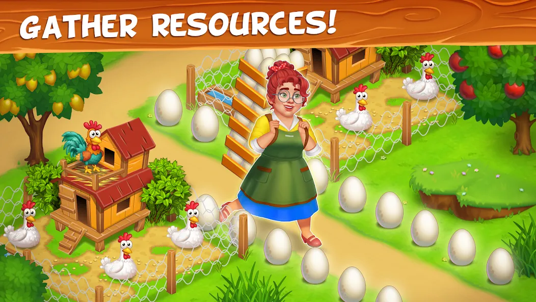 Farm Town - Family Farming Day (Фарм Таун)  [МОД Все открыто] Screenshot 3