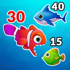 Взлом Big Eat Fish Games Shark Games  [МОД Mega Pack] - полная версия apk на Андроид