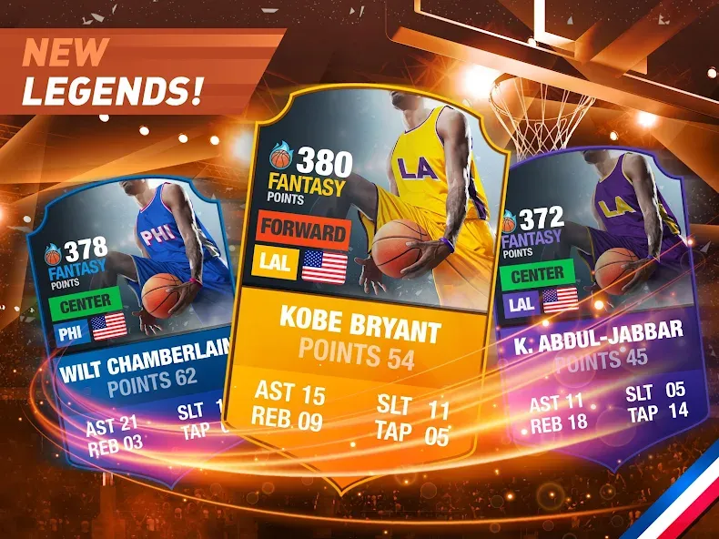 Basketball Fantasy Manager NBA  [МОД Menu] Screenshot 4