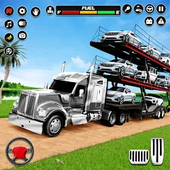 Взлом Car Transporter 3d:Truck Games  [МОД Unlimited Money] - стабильная версия apk на Андроид