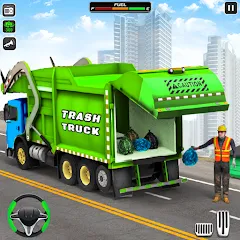 Взломанная Trash Truck Games Simulator 3D  [МОД Mega Pack] - последняя версия apk на Андроид