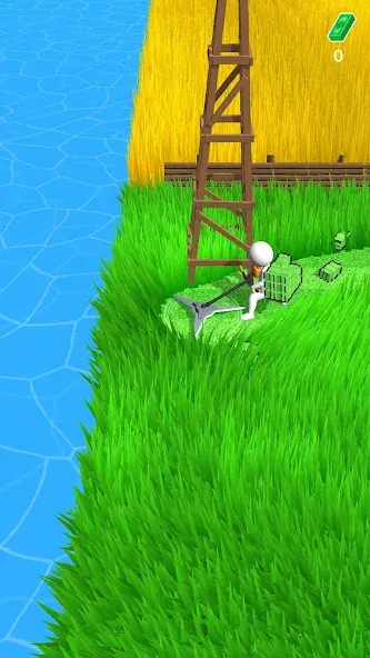 Stone Grass: Mowing Simulator (Стоун Грасс)  [МОД Много денег] Screenshot 1