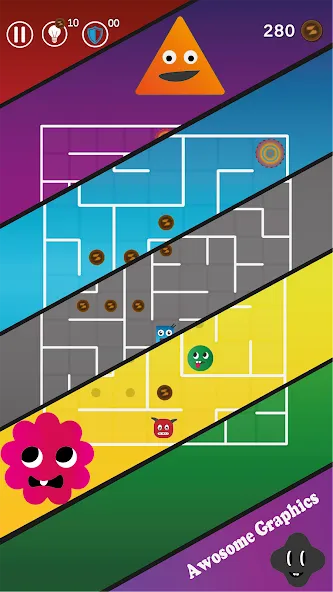 Maze Legend : A Cute Maze Game (Мейз Легенд)  [МОД Меню] Screenshot 2