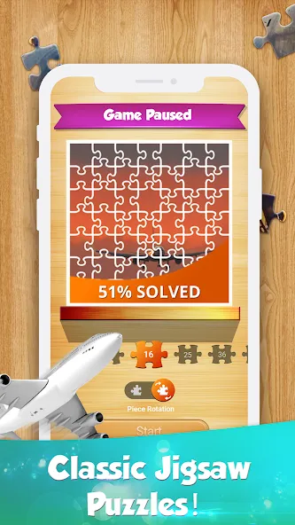 Jigsaw Go - Classic Jigsaw Puz (Джигсоу Го)  [МОД Меню] Screenshot 2