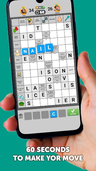 Wordgrams - Crossword & Puzzle (Вордграмс)  [МОД Много денег] Screenshot 1