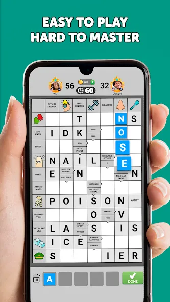 Wordgrams - Crossword & Puzzle (Вордграмс)  [МОД Много денег] Screenshot 2