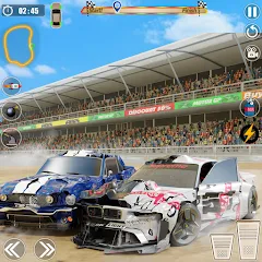 Взломанная Demolition Derby: Car Games  [МОД Unlocked] - последняя версия apk на Андроид