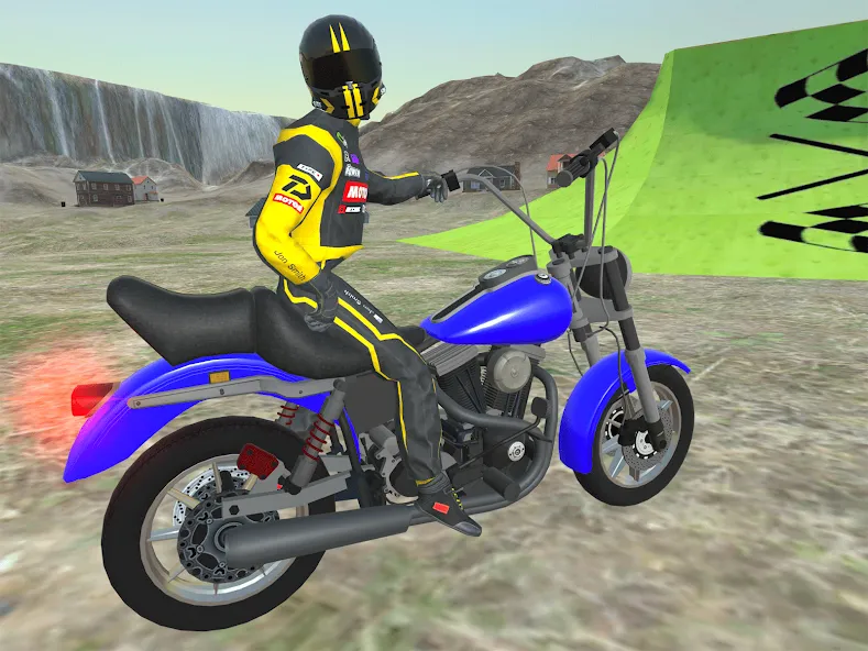 Moto bike Driving: Mega Ramp  [МОД Mega Pack] Screenshot 1