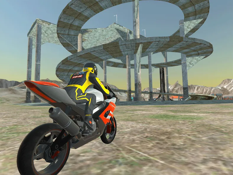 Moto bike Driving: Mega Ramp  [МОД Mega Pack] Screenshot 3