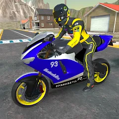 Скачать взломанную Moto bike Driving: Mega Ramp  [МОД Mega Pack] - последняя версия apk на Андроид