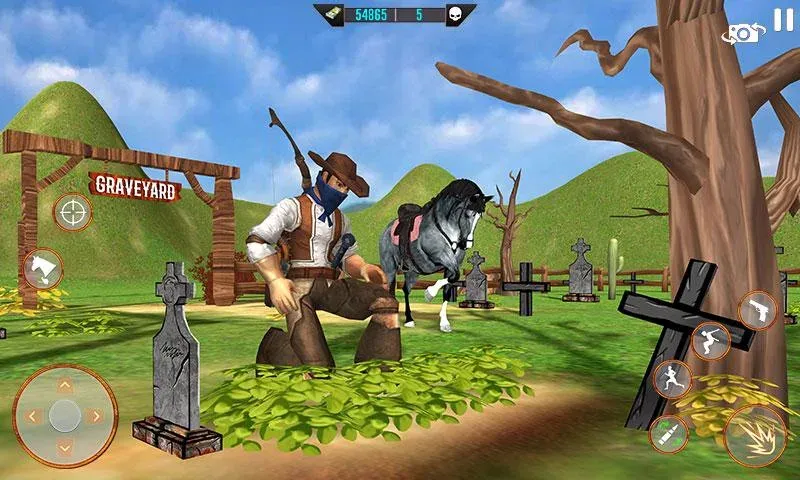 West Cowboy Shooting Games 3D  [МОД Mega Pack] Screenshot 4