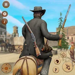 Скачать взломанную West Cowboy Shooting Games 3D  [МОД Mega Pack] - полная версия apk на Андроид