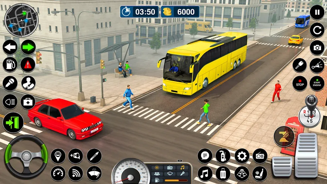 Bus Simulator Game: Coach Game  [МОД Все открыто] Screenshot 4