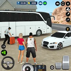 Скачать взломанную Bus Simulator Game: Coach Game  [МОД Все открыто] - стабильная версия apk на Андроид