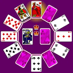 Взломанная Clock Patience Solitaire (Клок Пэйшенс Солитер)  [МОД Бесконечные деньги] - полная версия apk на Андроид