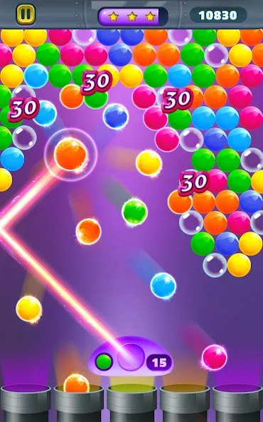 Action Bubble Game (Экшн Бабл Игра)  [МОД Много монет] Screenshot 2