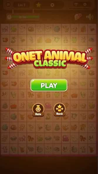 Onet Connect Animal Game (Онет Соединить Животные игра)  [МОД Unlimited Money] Screenshot 1