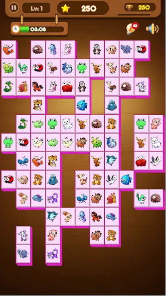 Onet Connect Animal Game (Онет Соединить Животные игра)  [МОД Unlimited Money] Screenshot 2