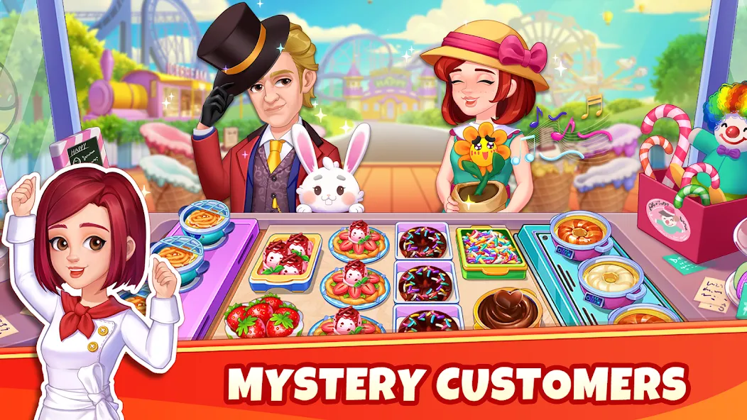 Cooking Wonder-Restaurant Game (Кукинг Вондер)  [МОД Unlocked] Screenshot 4