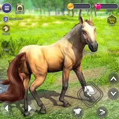 Взлом Virtual Wild Horse Family Sim (Виртуальное семейство диких лошадей)  [МОД Unlocked] - стабильная версия apk на Андроид