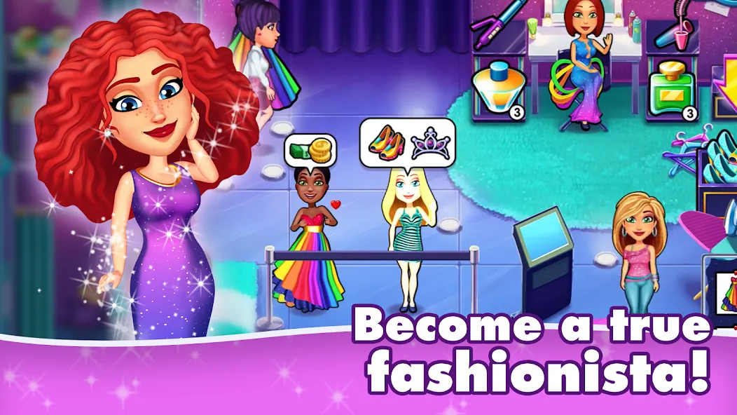 Fabulous 5: Fashion & Dress-up (Фэбюлс)  [МОД Бесконечные монеты] Screenshot 3